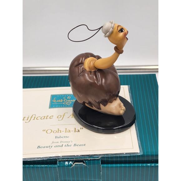 WDCC Babette from Beauty and the Beast Figurine Ooh-la-la Disney Box COA Retired - Picture 7 of 14